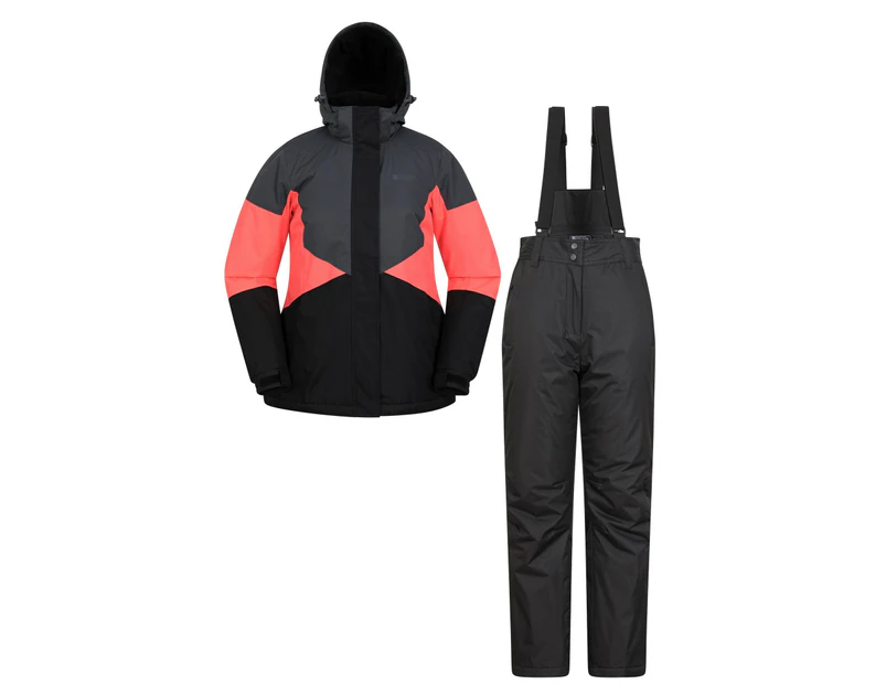 Mountain Warehouse Womens Ski Jacket & Trousers Set (Diva Pink) - MW2261