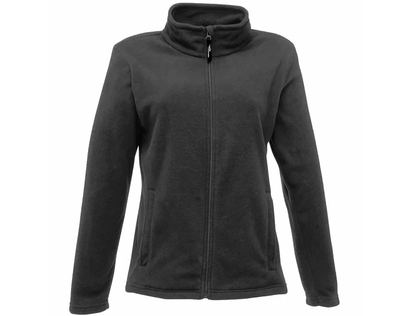 Regatta Womens Full-Zip 210 Series Microfleece Jacket (Black) - RG1591