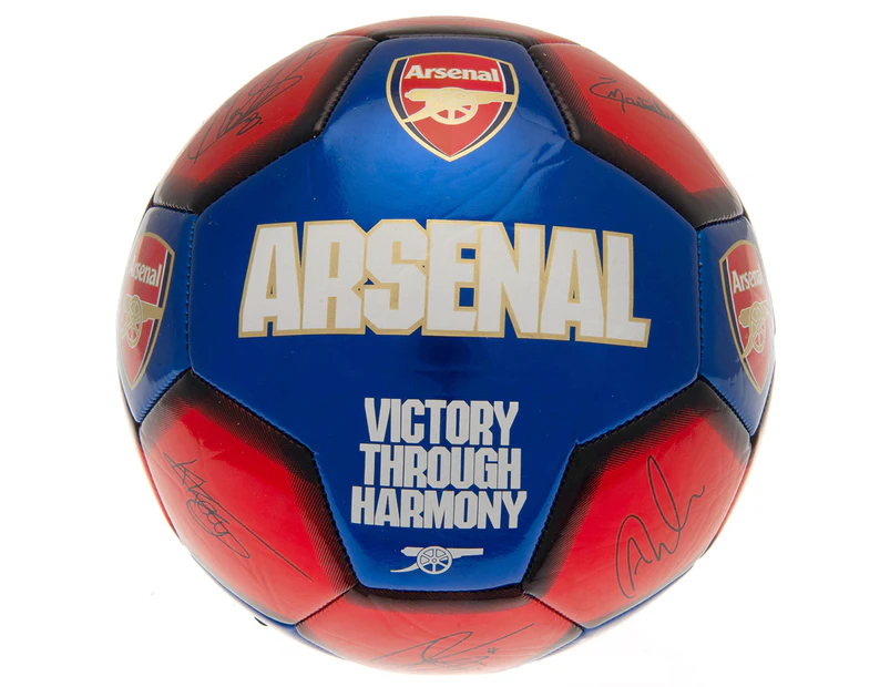 Arsenal FC Signature Football (Red/Blue) - TA10984