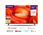 Konka Bezelless 55 inch UHD Android DVB-T2 TV with HBBTV, Youtube, Netflix etc