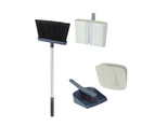 Joseph Joseph CleanStore Wall-Mounted Dustpan, Brush and Broom Set