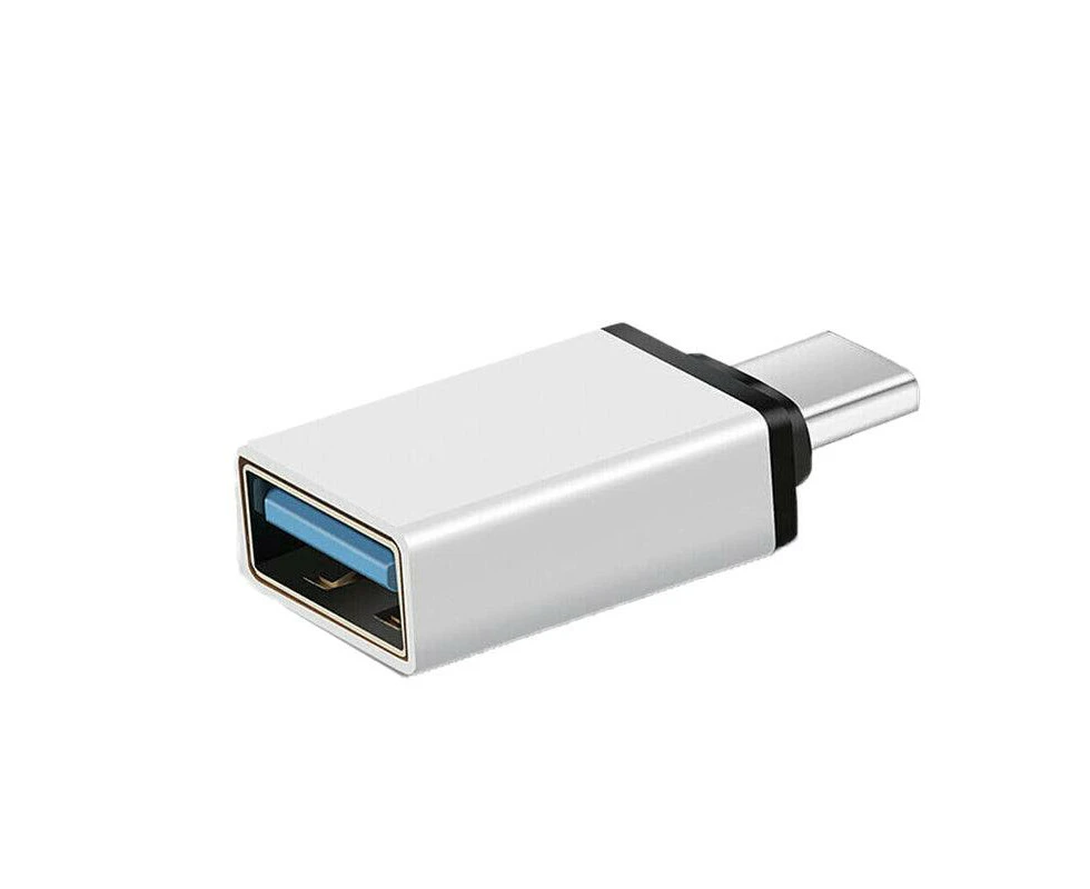 Usb-C Otg Data Adapter Usb 3.2 Type C Male To Usb 3.2 A Female Cable Converter - Silver