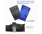 Blue 2x Knee Pad Crashproof Antislip Brace Leg Sleeve Protector Guard Support Gear NZ