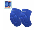 Blue 2x Knee Pad Crashproof Antislip Brace Leg Sleeve Protector Guard Support Gear NZ