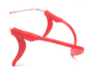 Silicone Glasses Lanyard Eyeglasses Holder Neck Cord Strap Ear Grip Hooks Kids - Green