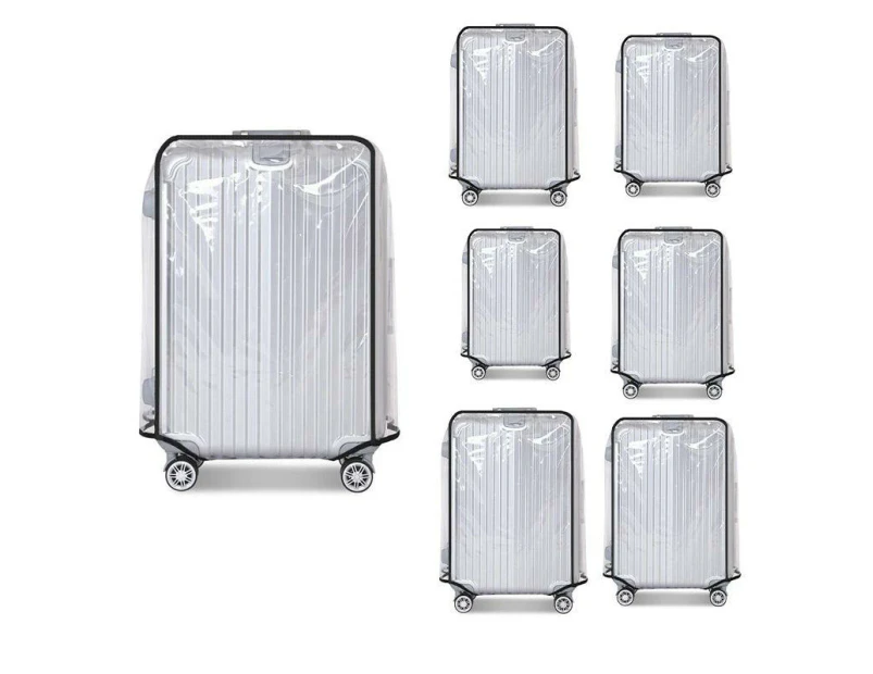 Transparent Waterproof Pvc Travel Luggage Protector Suitcase Cover 20"-30" Au