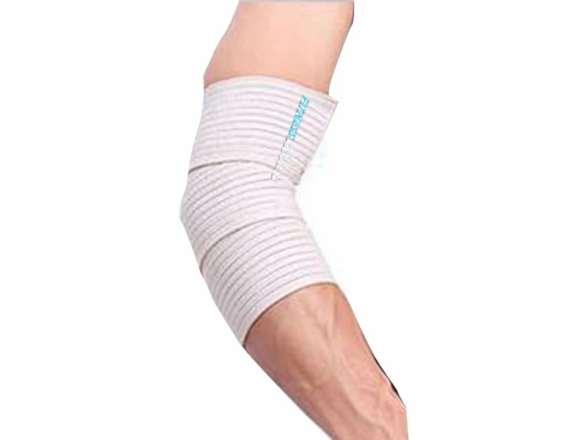 High Elastic Elbow Wrist Ankle Support Brace Bandage Compression Wrap Strap 90cm NZ - Beige 90CM