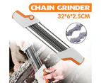 Au Stock 2 In 1 Chainsaw Teeth Quick Sharpener File For Stihl .325" 4.8Mm Chain