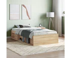vidaXL Bed Frame Sonoma Oak 90x190 cm