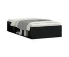 vidaXL Bed Frame Black 90x190 cm