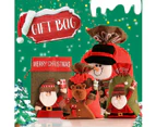 New Christmas Large Jumbo Felt Santa Sack Children Xmas Gifts Candy Stocking Bag - Snowman