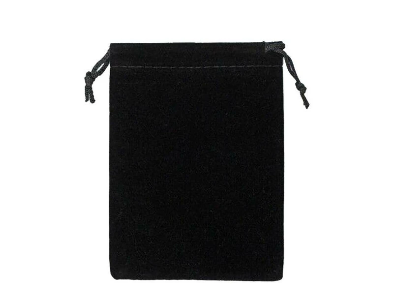 Black Velvet Pouch Drawstring Bags Wedding Favours Gift Party Jewellery Packing