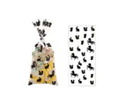 200X Opp Flat Pocket Cellophane Animals Halloween Kids Party Candy Packaging Bag - 200pcs-Animals