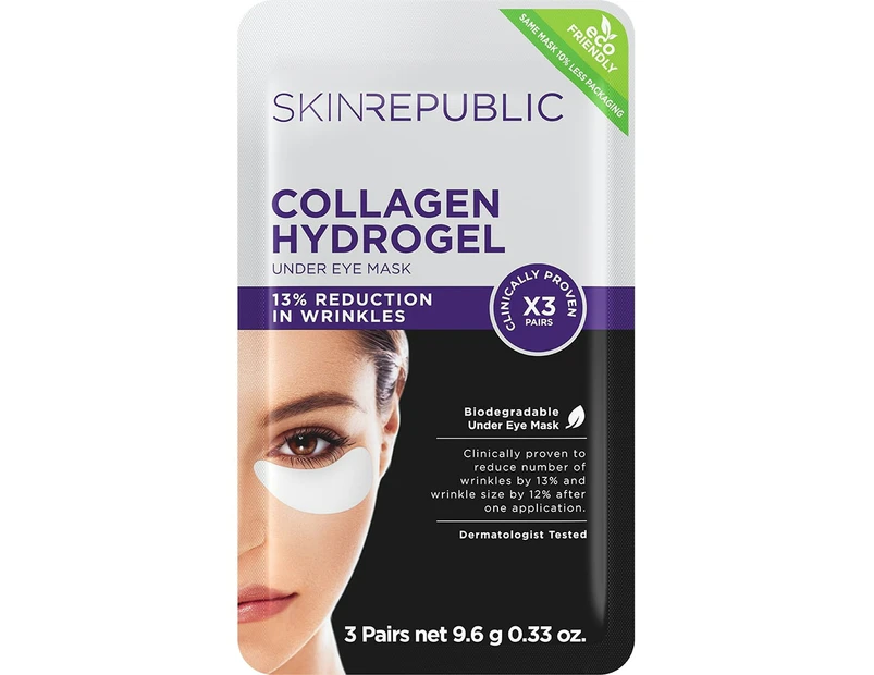 Skin Republic Collagen Hydrogel Under Eye Patch (3 x Pairs)