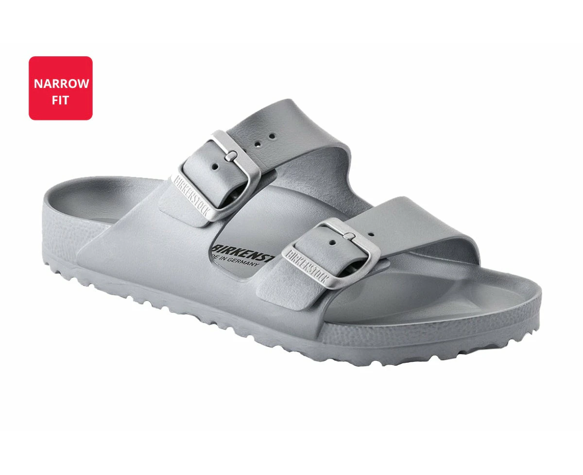 Birkenstock Gizeh EVA Kids 33 US 2 Silver Gray Rubber Thong Sandals T Strap