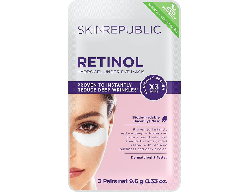 Skin Republic Retinol Hydrogel Under Eye Patch (3 x Pairs)