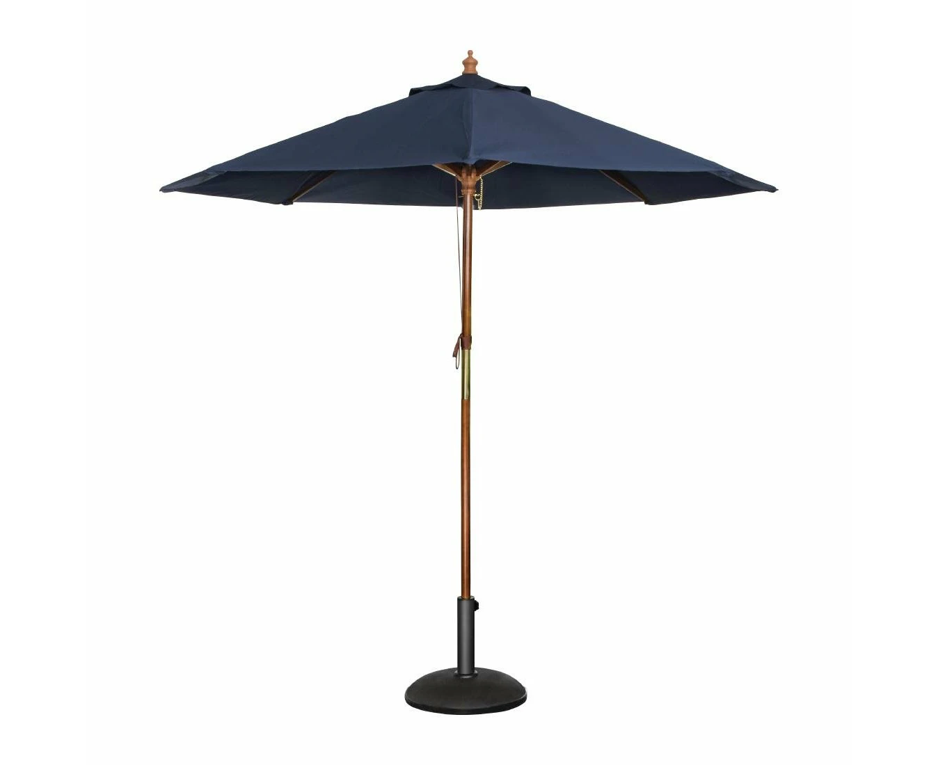 Bolero Round Outdoor Umbrella 3m Diameter Navy Blue - GG497