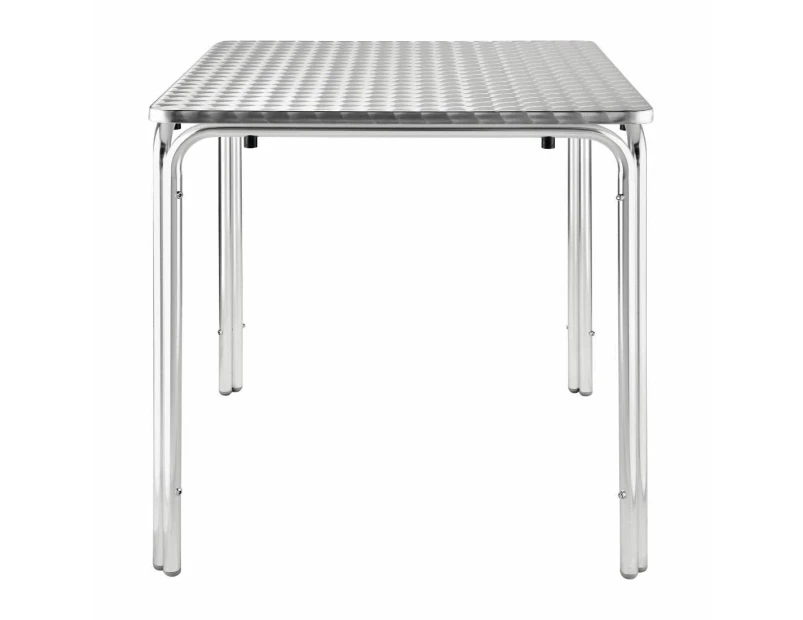 Bolero Square Stacking Table Stainless Steel 700mm
