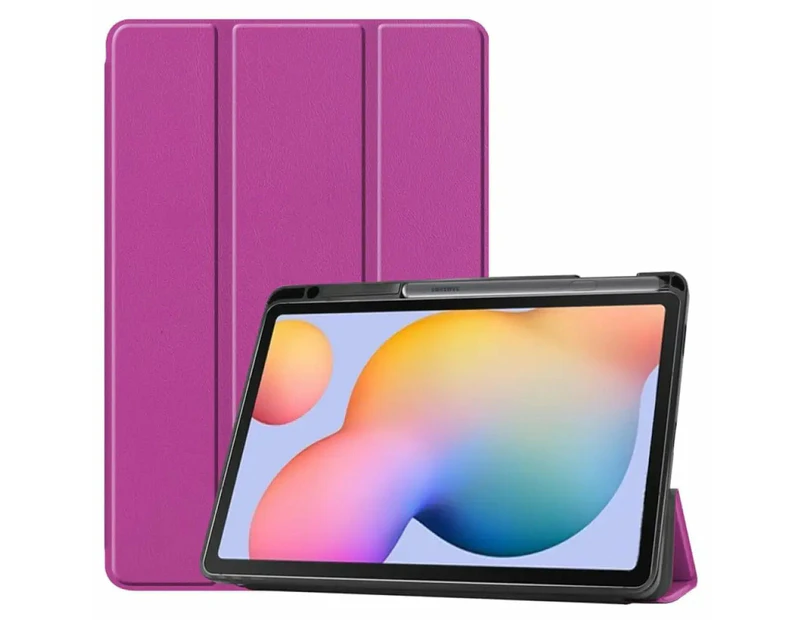 Stylish Elegant Tablet Case for Samsung Galaxy Tab S6 Lite 10.4 Inch - Purple