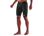 SKINS Compression Series-1 Active Men Half Tights Black Activewear/Sport/Gym - Black