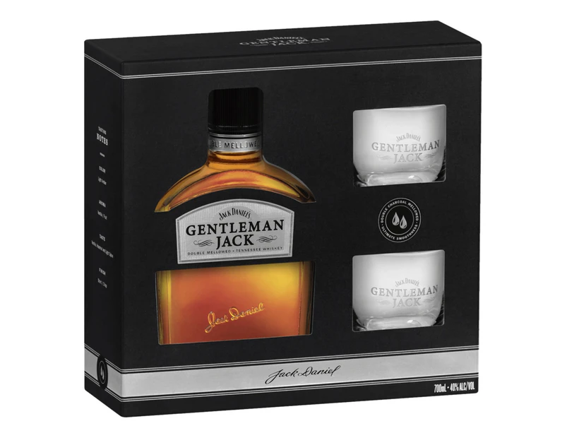 Gentleman Jack and 2 Glasses Gift Pack