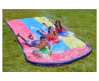 Wham-O 4.8m Slip n Slide Wave Rider Triple Lane Water Slide w/ Boogie Boards