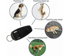 Dog Training Whistle Clicker Combo To Stop Pet Barking Obedience Train Skills Au - Pink