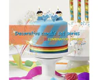 Birthday Cake Candle Party Decorations Cute Characters Kids Featured Cards New - Ship