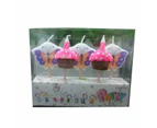 Birthday Cake Candle Party Decorations Cute Characters Kids Featured Cards New - Heart + Baby Girl