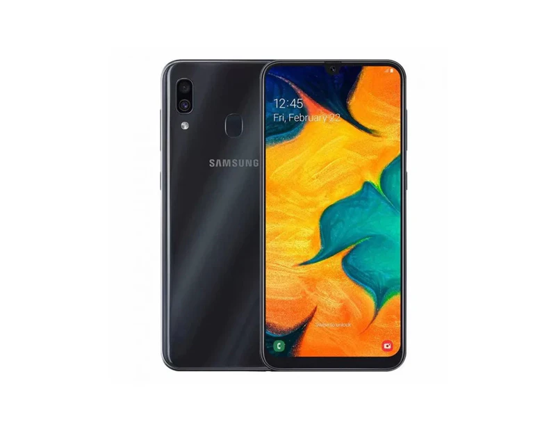 Samsung Galaxy A30 32GB Black Refurbished Grade A - Refurbished Grade A