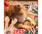 Mini Finger Hands Tiny Puppets Props Play Toy Kids Cat Pet Party Game Story Time