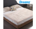 DreamZ Weighted Blanket Cover Cotton Heavy Gravity Deep Relax Adults Kids Zipper - Beige