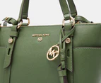 Michael Kors Sullivan Top Zip Small Tote Bag - Amazon Green