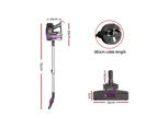 Devanti Stick Vacuum Cleaner Bagless Corded 500W Purple