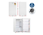 Devanti 95L Bar Fridge Mini Fridges Freezer White