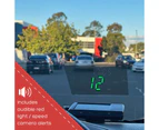 Polaris GPS Head Up Display with red light and Speed camera alerts