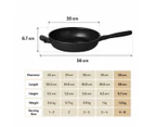 Meyer Midnight Series Nonstick Induction 30cm Frypan