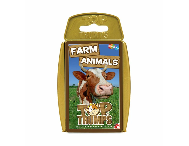 Top Trumps Farm Animals Educational Card Game 6y+ Family/Kids/Adult Toy