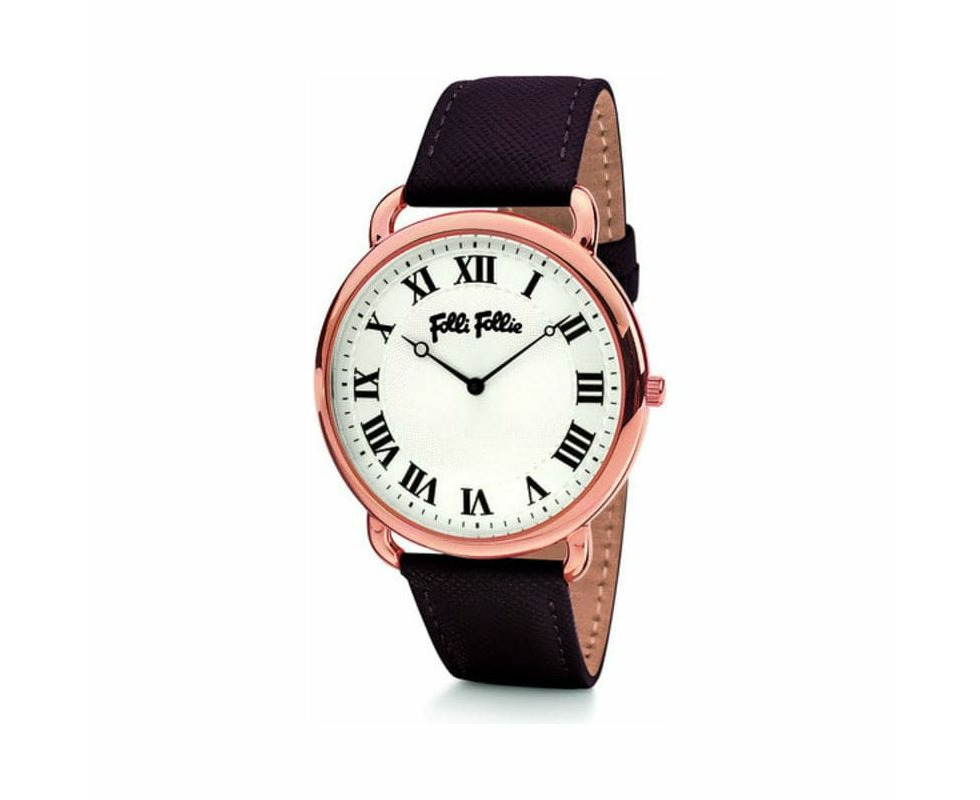 Folli Follie Wf16r014sps Women s White Leather Strap Watch 38mm