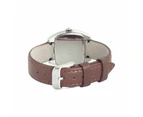 Time Force Ladies' White Leather Watch Strap Replacement Ø 28mm