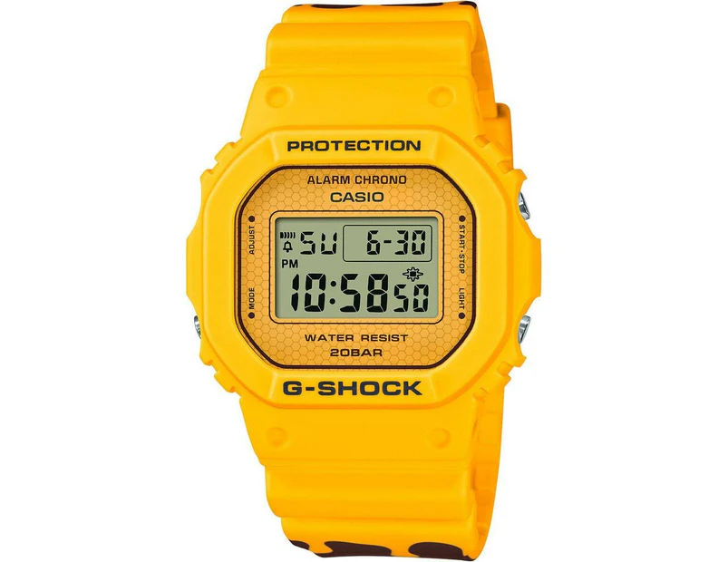Fashion Forward Men's Timepiece: Casio Golden Yellow Dw 5600slc 9er Watch
