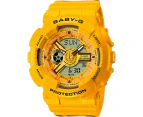 Casio Ga 110slc 9aer Men's Bold Yellow Resin Bracelet Statement Piece Watch
