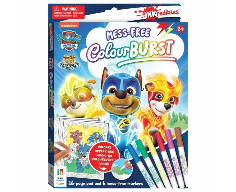 Inkredibles Colour Burst Paw Patrol Mighty Pups