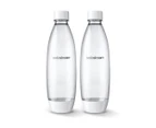 2pc 1L Sodastream Water Bottles Soda Maker Dishwasher Safe BPA Free Carbonating