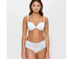 Lace Push Up Bra - Lily Loves - White