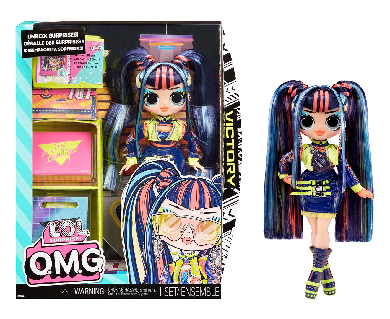 L.O.L. Surprise! OMG Series 8 Fashion Styling Kids Play Doll Victory 25cm 4+