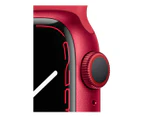 Apple Watch Series 7 41mm (GPS + Cellular) Red Aluminium Case w/ Red Sport Band