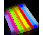 50 X 6 Inch Mixed Glow Sticks W/Lanyard Bulk Party Rave Light Disco Glow In Dark