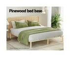 Artiss Bed Frame King Size Wooden Bed Base AMBA