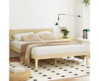 Artiss Bed Frame Double Size Wooden YUMI